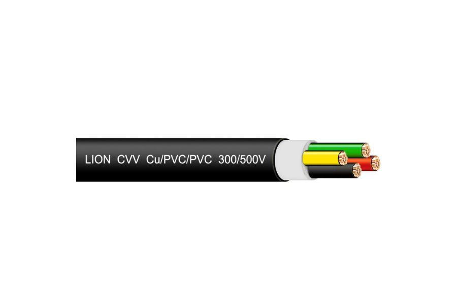 Cáp Điện Lực Hạ Thế CVV - 300/500V - TCVN 6610-4 (4 Lõi, Ruột Đồng, Cách Điện PVC, Vỏ Bọc PVC)