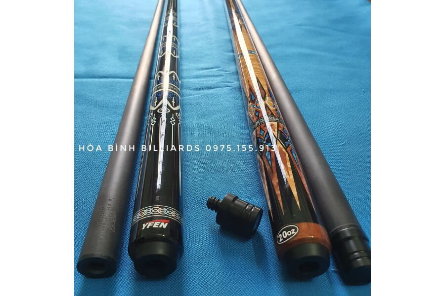 Danh sách 10 cơ (gậy) bida Yfen được yêu thích nhất tại Việt Nam