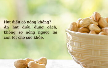 Hạt điều có tốt cho sức khỏe không?