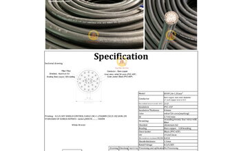 Cáp Điều Khiển Có Lưới Chống Nhiễu Sangjin 24 Core x 0,75 mm² (Sangjin RVVP 24x0,75mm²): Giải Pháp Tối Ưu Cho Các Hệ Thống Điện Công Nghiệp