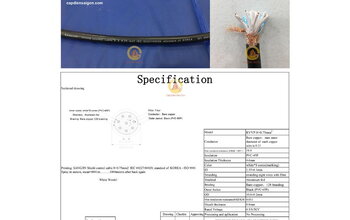 Cáp Điều Khiển Có Lưới Chống Nhiễu Sangjin 8 Core x 1,5mm² (Sangjin RVVP 8x1,5mm²) – Giải Pháp Hoàn Hảo Cho Hệ Thống Điều Khiển Điện Công Nghiệp