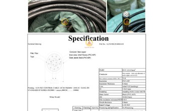Cáp Điều Khiển Sangjin Không Lưới 12 Core x 0,5 mm² (Sangjin RVV 12x0,5mm²): Lựa Chọn Tối Ưu Cho Hệ Thống Điều Khiển Công Nghiệp Hiện Đại